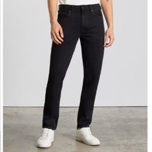 Everlane Men's 36 X 30 The Organic Cotton Slim Fit Jean - Coal Black - NWT